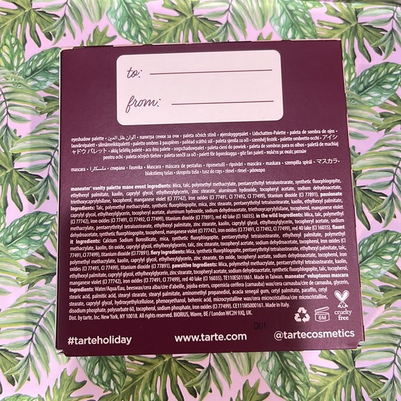 NWT TARTE MANEATER Vanity palette - Picture 4 of 5